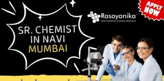 Sr. Chemist at Lubrizol in Navi Mumbai