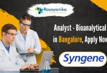 Analyst - Bioanalytical at Syngene