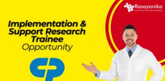 Research Trainee at Colgate-Palmolive, Chem & Pharma Apply Now!
