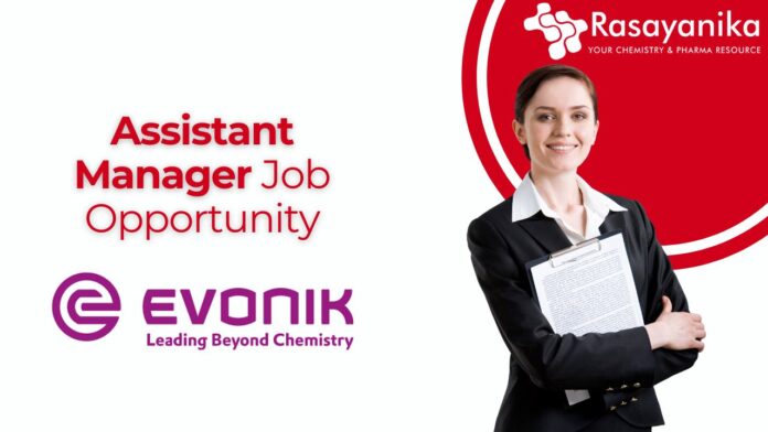 Assistant Manager Job Opportunity
