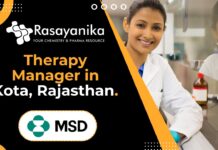Therapy Manager in Kota - at MSD