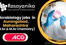 Microbiology jobs at ACG World in Aurangabad, Maharashtra