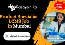 Chemistry Product Specialist Job at Agilent, Apply Now!
