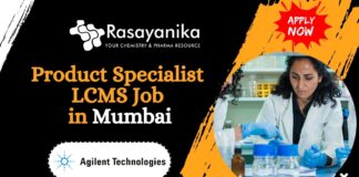 Chemistry Product Specialist Job at Agilent, Apply Now!