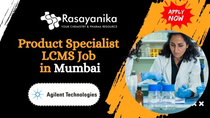 Chemistry Product Specialist Job at Agilent, Apply Now!