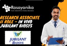 MPharmacology Research Jobs at Jubilant Biosys, Apply Now