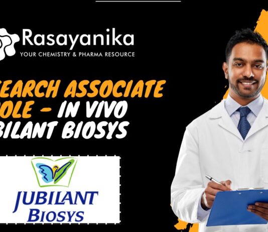 MPharmacology Research Jobs at Jubilant Biosys, Apply Now