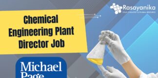 Chemical Engineering Plant Director Job