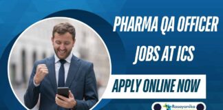 Pharma QA Officer Jobs at ICS