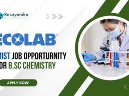 Ecolab Chemist Job