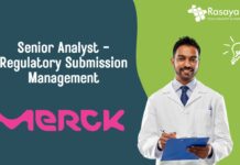 Senior Analyst - Regulatory Submission Management