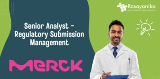 Senior Analyst - Regulatory Submission Management