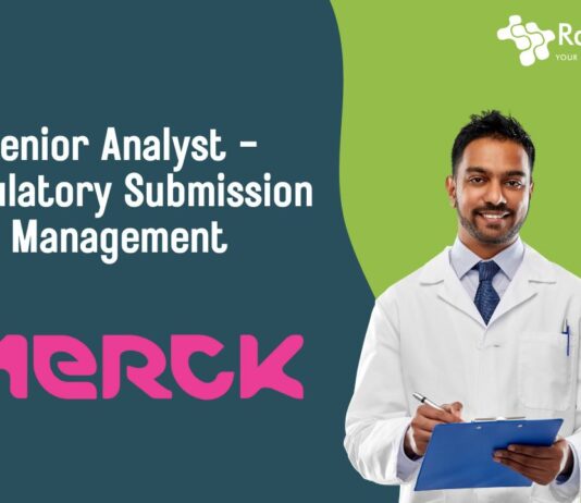 Senior Analyst - Regulatory Submission Management
