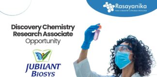 Discovery Chemistry Research Associate Opportunity