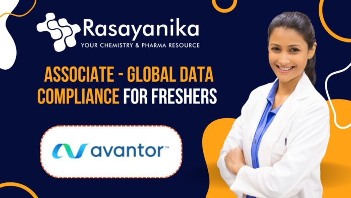  Associate - Global Data Compliance - at Avantor