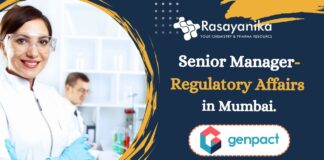 Senior Manager-Regulatory Affairs