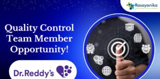 Quality Control Team Member Opportunity!