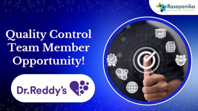Quality Control Team Member Opportunity!
