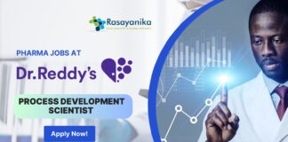 Dr. Reddy's pharma jobs