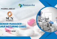 Pharma jobs at Sun Pharma