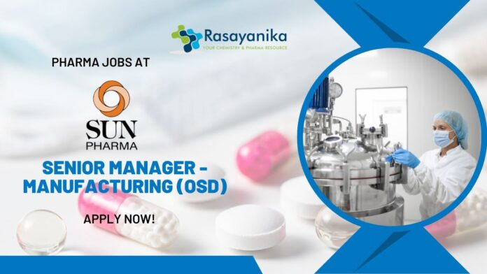 Pharma jobs at Sun Pharma
