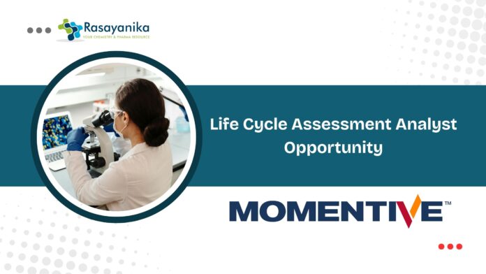 Life Cycle Assessment Analyst Opportunity