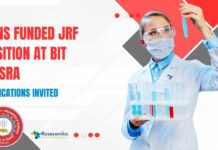 JRF Position at BIT Mesra