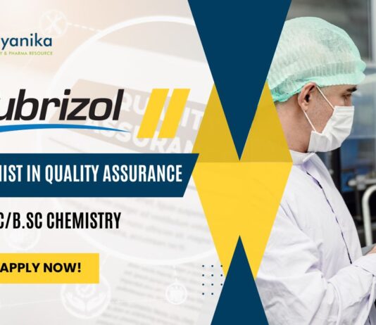 Lubrizol Corporation Chemistry QA jobs
