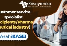 Customer Service Specialist Role - at Asahi Kasei