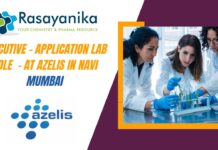 Executive - Application Lab Role - at Azelis in Navi Mumbai