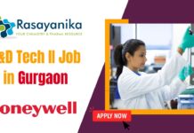 R&D Tech II Job at Honeywell in Gurgaon