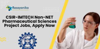 Non-NET Pharmaceutical Sciences Project Jobs at CSIR-IMTECH, Apply Now
