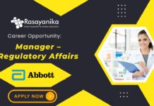 Career Opportunity: Manager – Regulatory Affairs Job at Abbott | Mumbai, India- Apply Now 