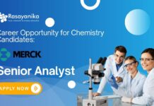 Career Opportunity for Chemistry Candidates: Merck Senior Analyst Job- Apply Now