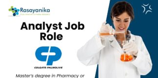 _Colgate-Palmolive Analyst – Master’s degree in Pharmacy or Chemistry Candidates Apply for the Environmental Health Role.
