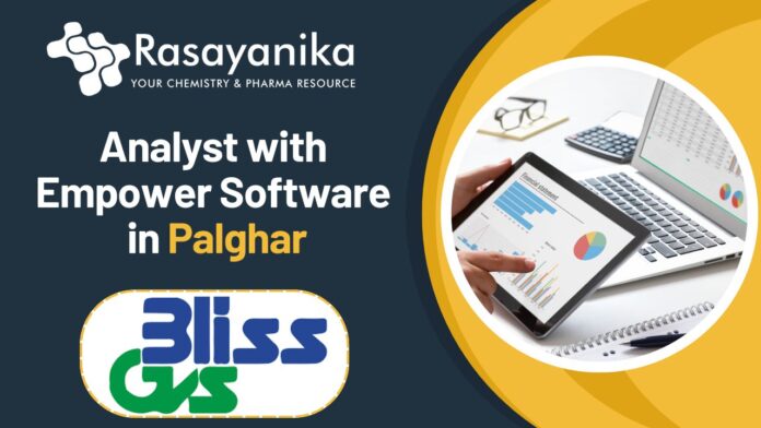 Analyst with Empower Software - at Bliss GVS in Palghar