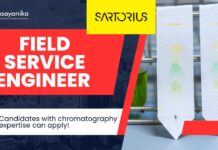 Field Service Engineer at Sartorius - Candidates with chromatography expertise can apply!