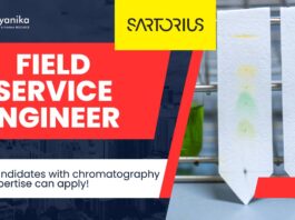 Field Service Engineer at Sartorius - Candidates with chromatography expertise can apply!