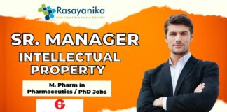Glenmark Hiring Sr. IP Manager in Mumbai – Apply Today!