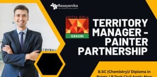 Grasim - Birla Paints Division Territory Manager - Painter Partnership - B.SC (Chemistry) Diploma in Paints B.Tech Civil Apply Now