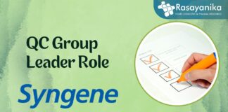 QC Group Leader Role