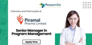 Piramal Pharma as Senior Manager