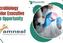 Microbiology Senior Executive Job Opportunity