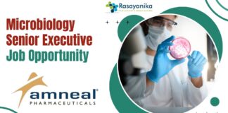 Microbiology Senior Executive Job Opportunity