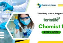 Herbalife International Chemist Jobs