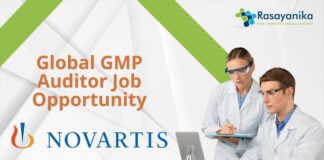 Global GMP Auditor Job Opportunity