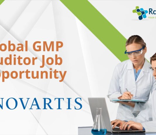 Global GMP Auditor Job Opportunity