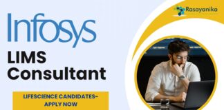 Infosys - LIMS Consulting Lifescience Candidates- Apply Now