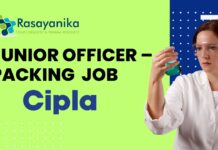 Junior Officer – Packing Job in Sikkim | B.Pharm/B.Sc Candidates Apply Now!