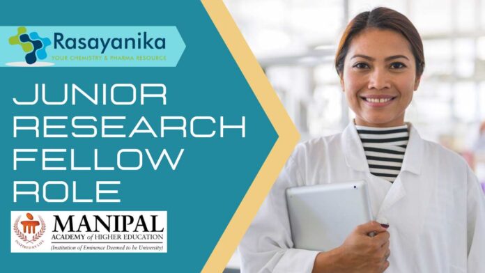 Junior Research Fellow Role at MAHE – ChemistryPhysics Apply